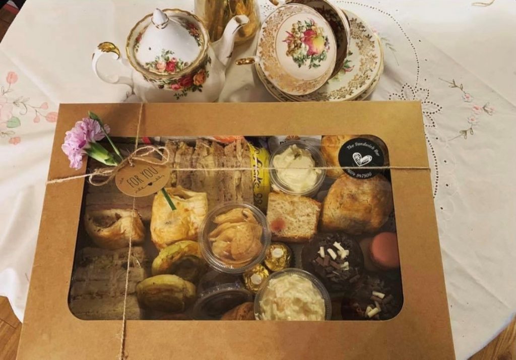 Afternoon tea boxes delivered straight to your door Northampton BID