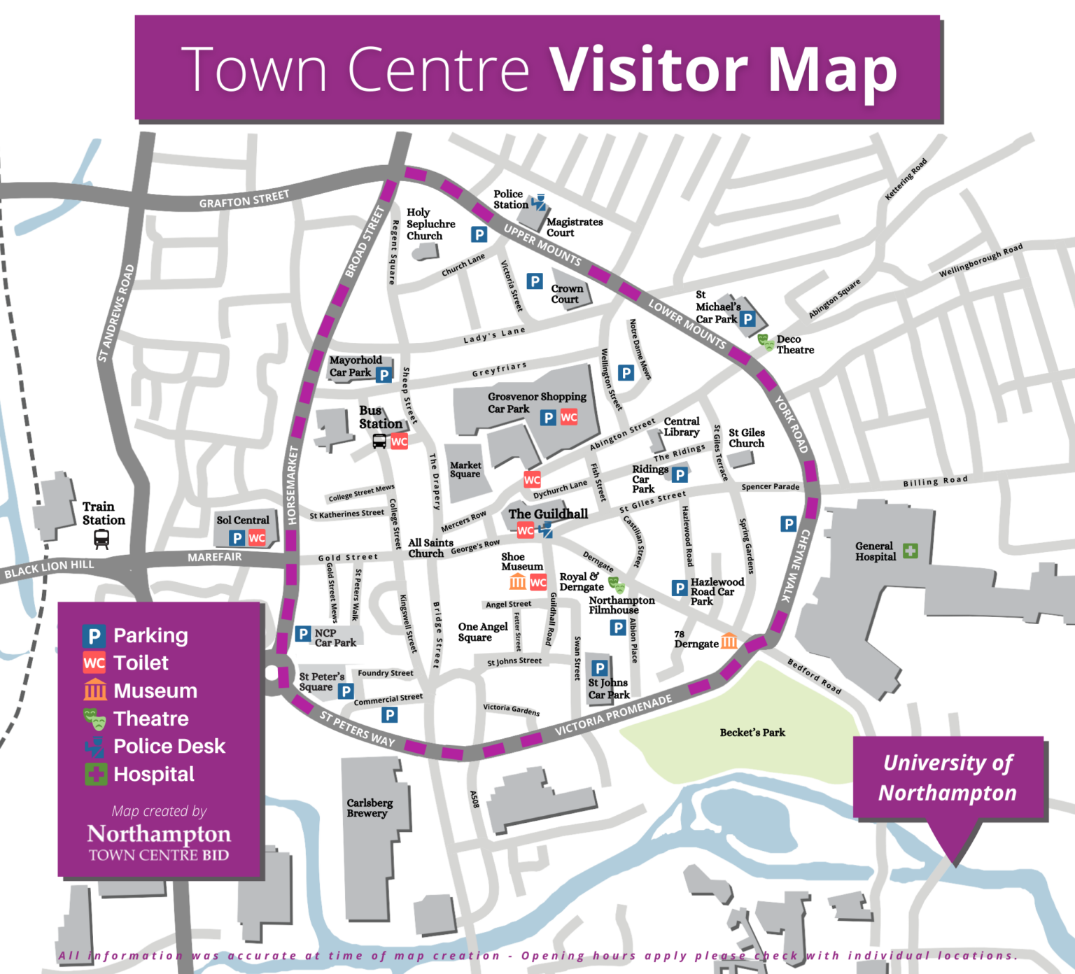 Travelling & Parking Northampton BID